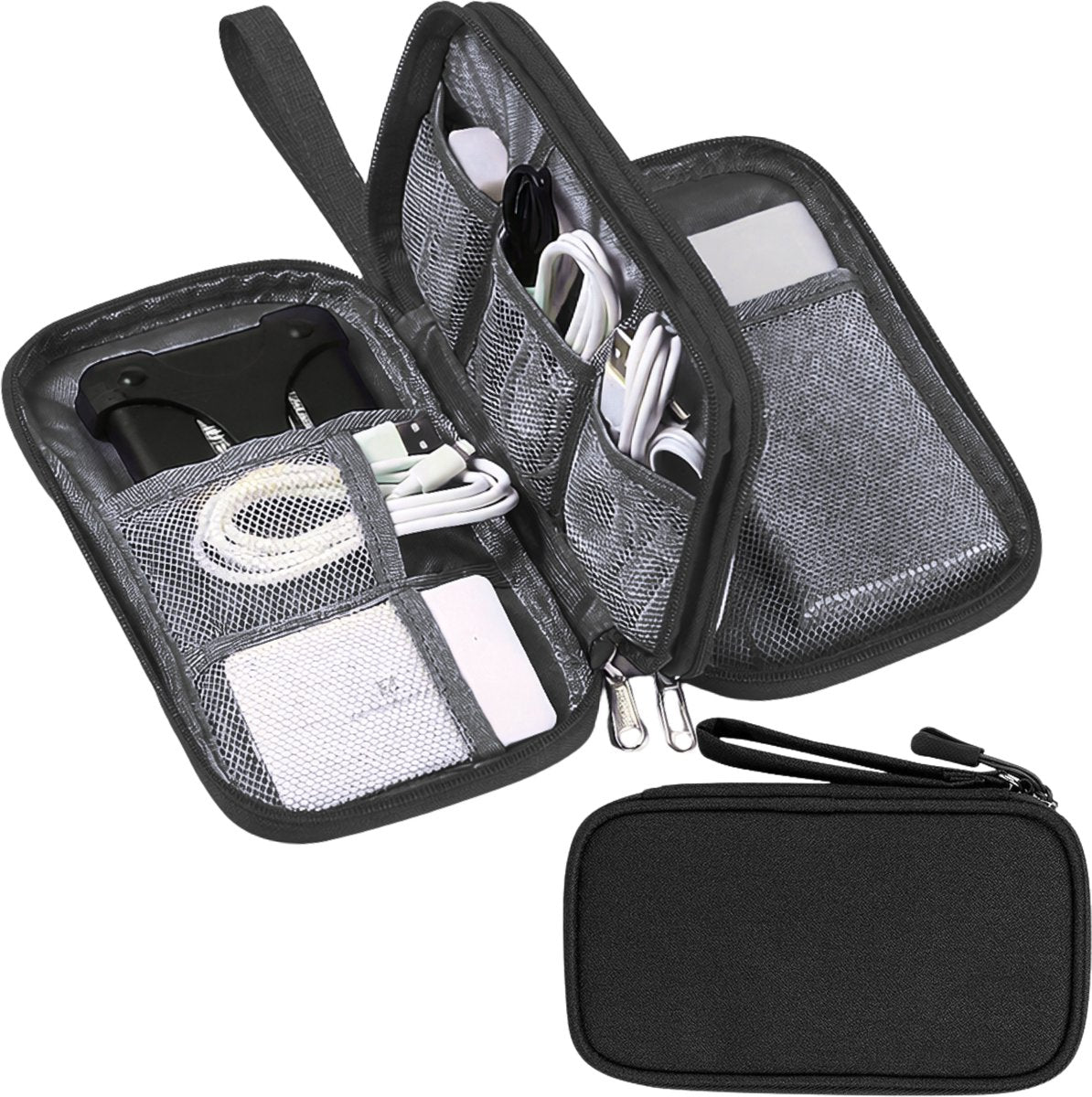 Kabel Organiser Tas Zwart