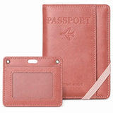 Paspoort Hoesje met Kaarthouder Roze
