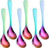 Korte IJslepels 15cm Rainbow