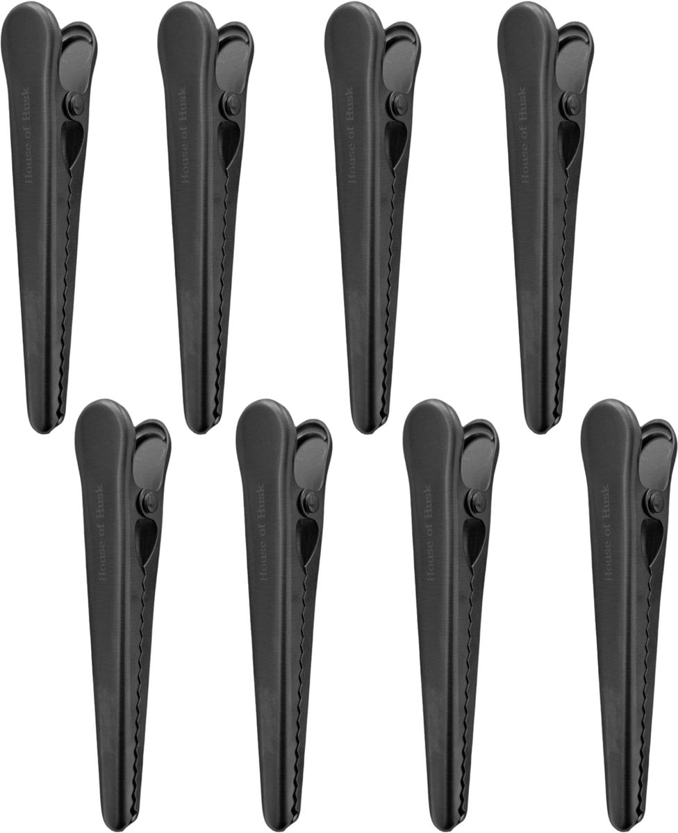 Vershoudclips Zwart 112mm 8 Stuks