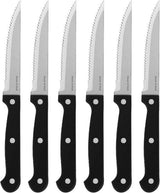 Steakmessen Zilver 6 Stuks