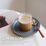 Drinkglazen Waterglazen Ribbel 4 Stuks
