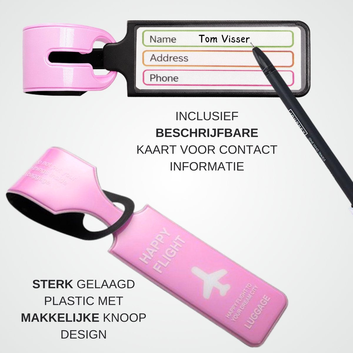 Bagage Labels PVC Waterproof