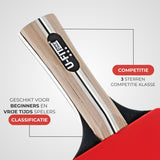 Premium Tafeltennis Batjes 4 Stuks 3 Star