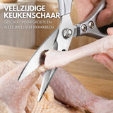 Professionele Keukenschaar Zilver