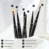 12 delige Nail Art Penselen Set
