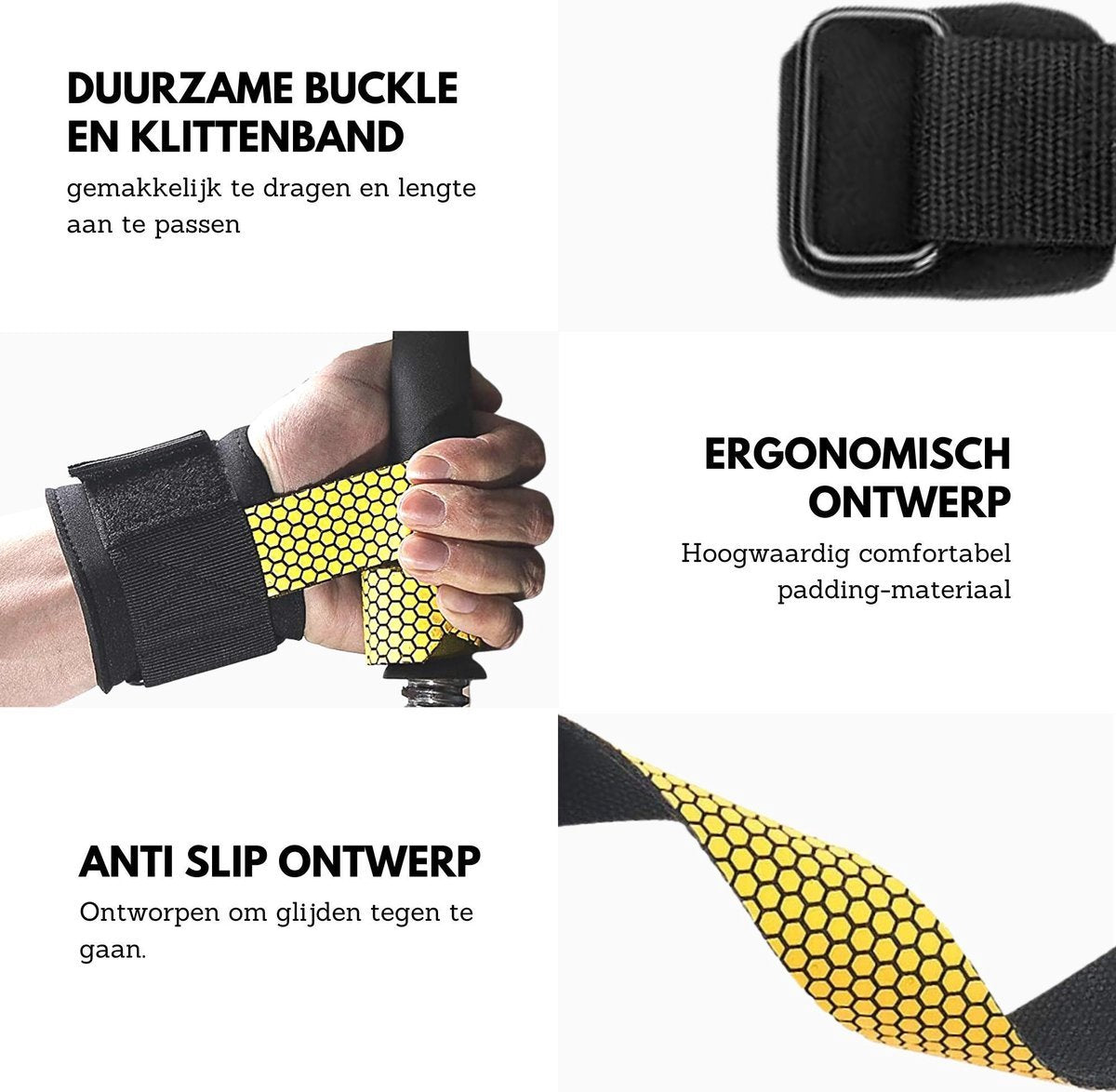 Lifting Straps Goud