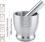 Vijzel met Stamper RVS Medium