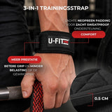 3 in 1 Lifting Straps Rood