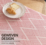 Tafelkleed Geometric Pink 135x240cm