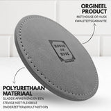 PU Onderzetters 10 Stuks Donker Grijs