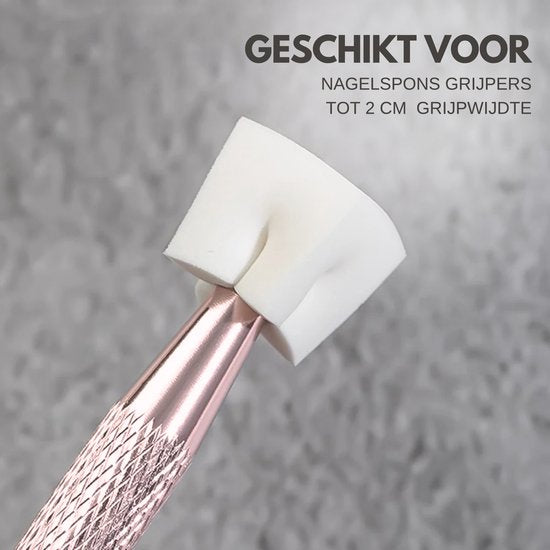 Gradient Ombre Nail Art Sponzen 500 Stuks