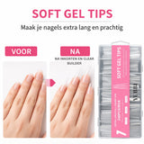 Extra Lange Soft Gel Tips 240 Stuks