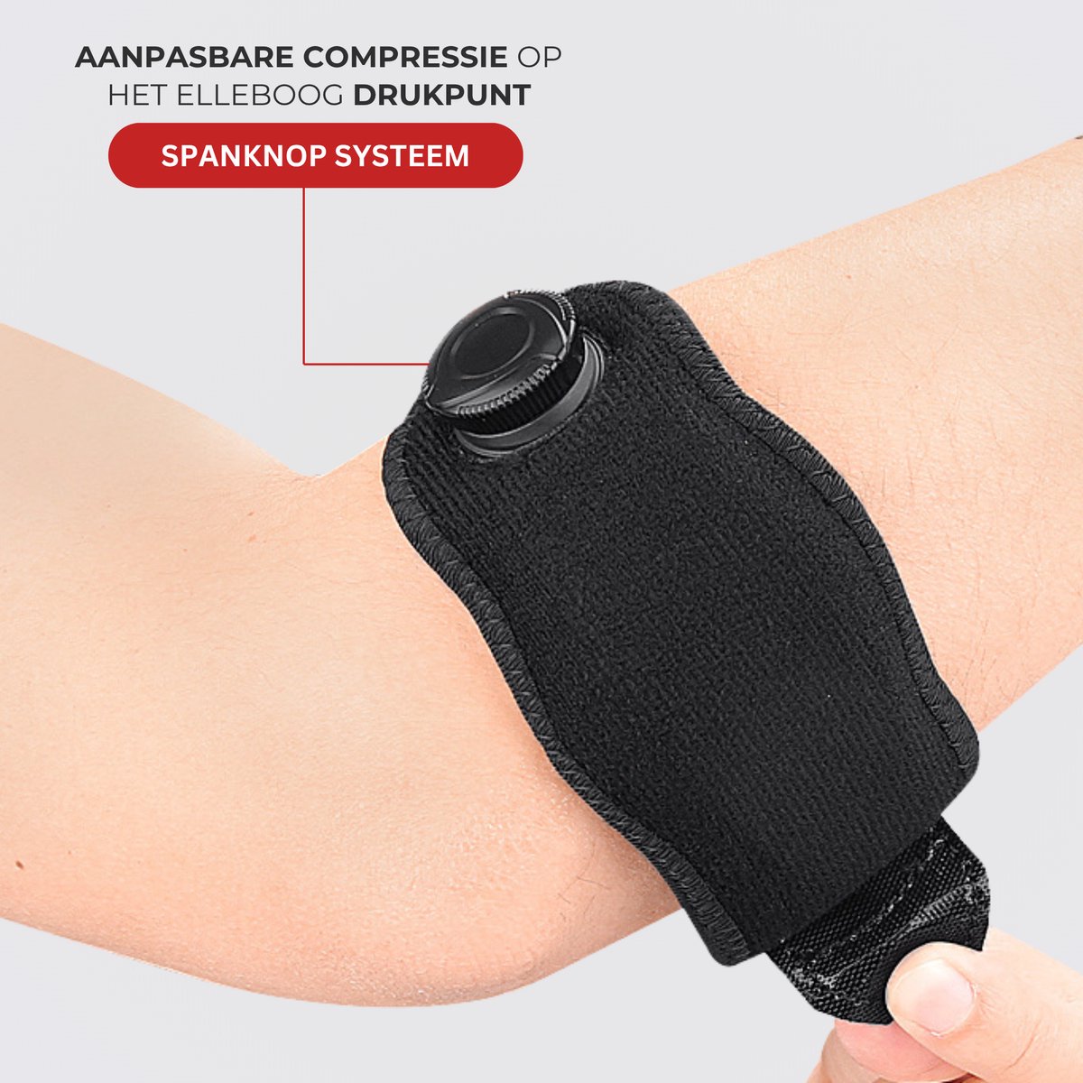 Aanpasbare Elleboog Brace 1 Stuk Zwart