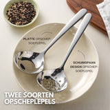Opscheplepel 23cm Set