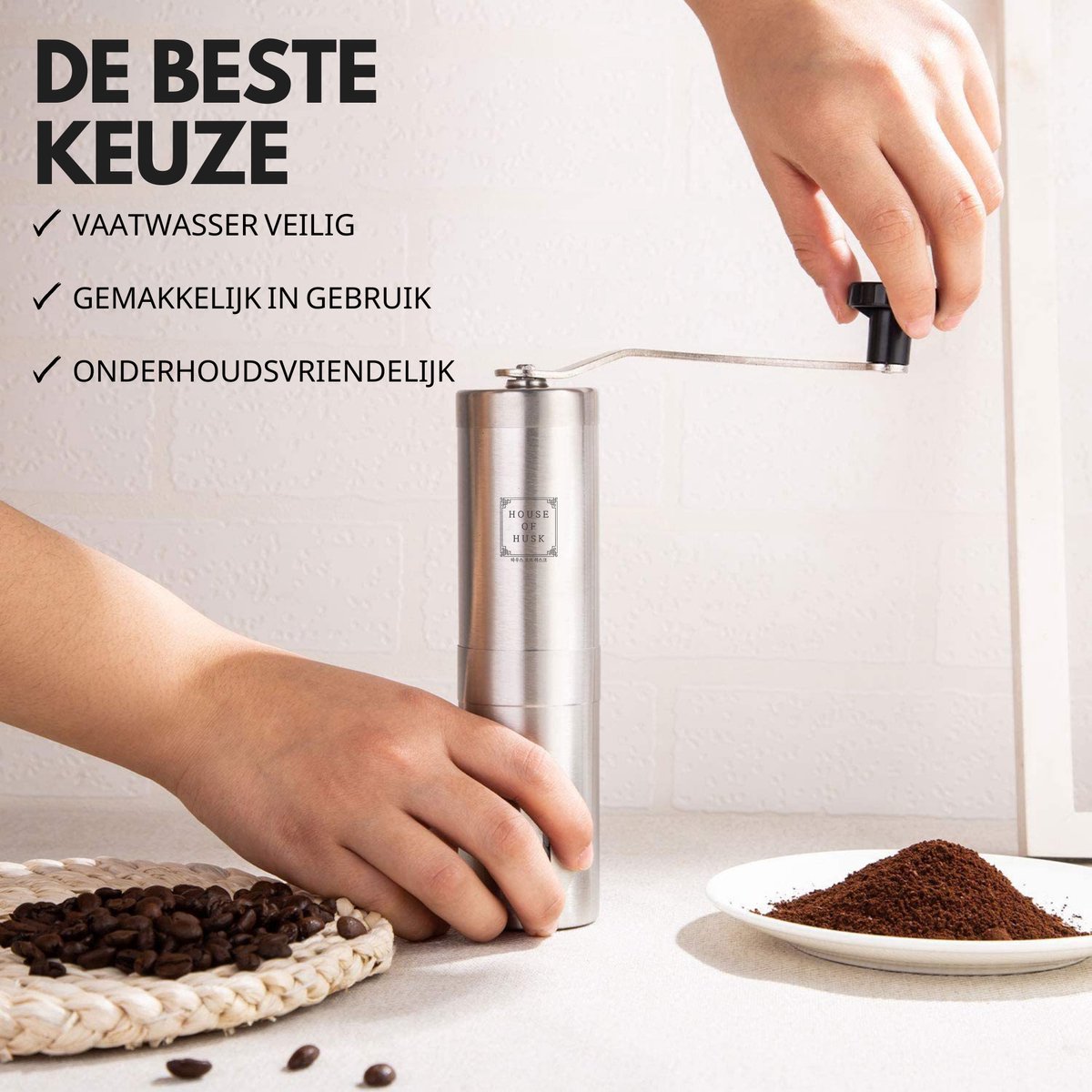Koffiemolen Zilver