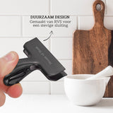 Vershoudclips Zwart 56mm 8 Stuks