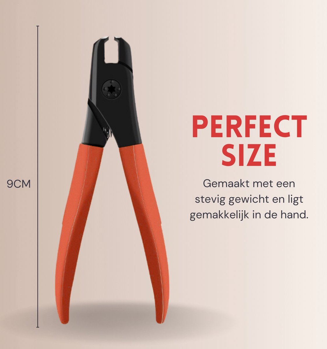 Nagelknipper Rood