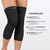 Lange Kniebrace Zwart 1 Paar