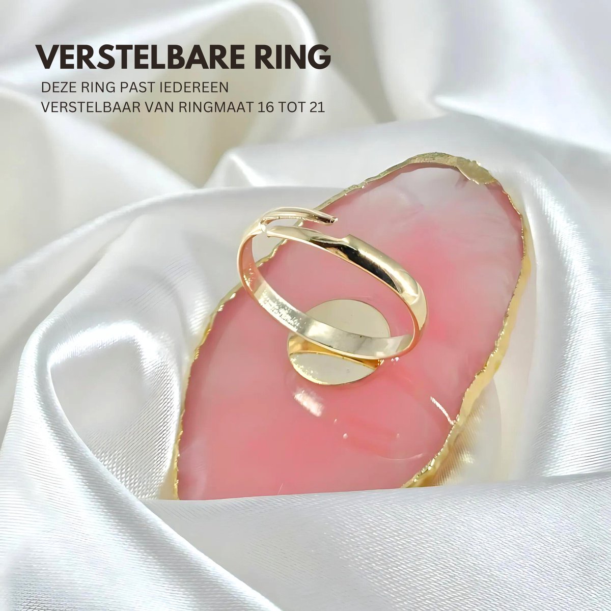 Mixing Palette en Ring Set Roze
