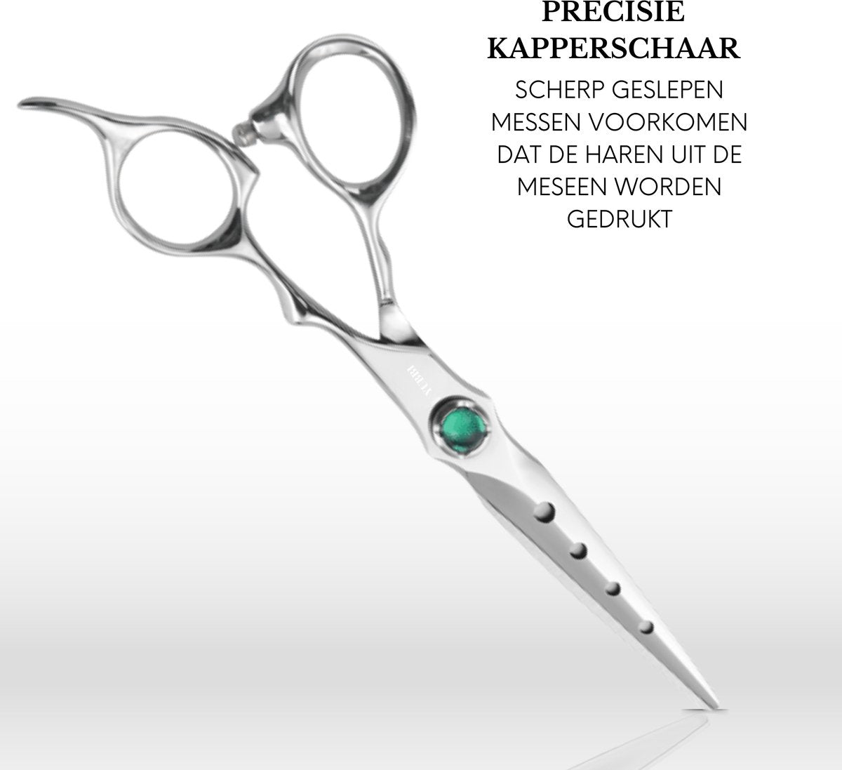 Professionele 6" Kappersschaar Set Zilver