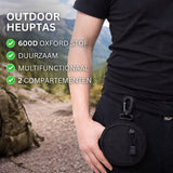 Heuptas met Karbijnhaak 2 Stuks Zwart