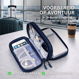 Kabel Organiser Tas Blauw
