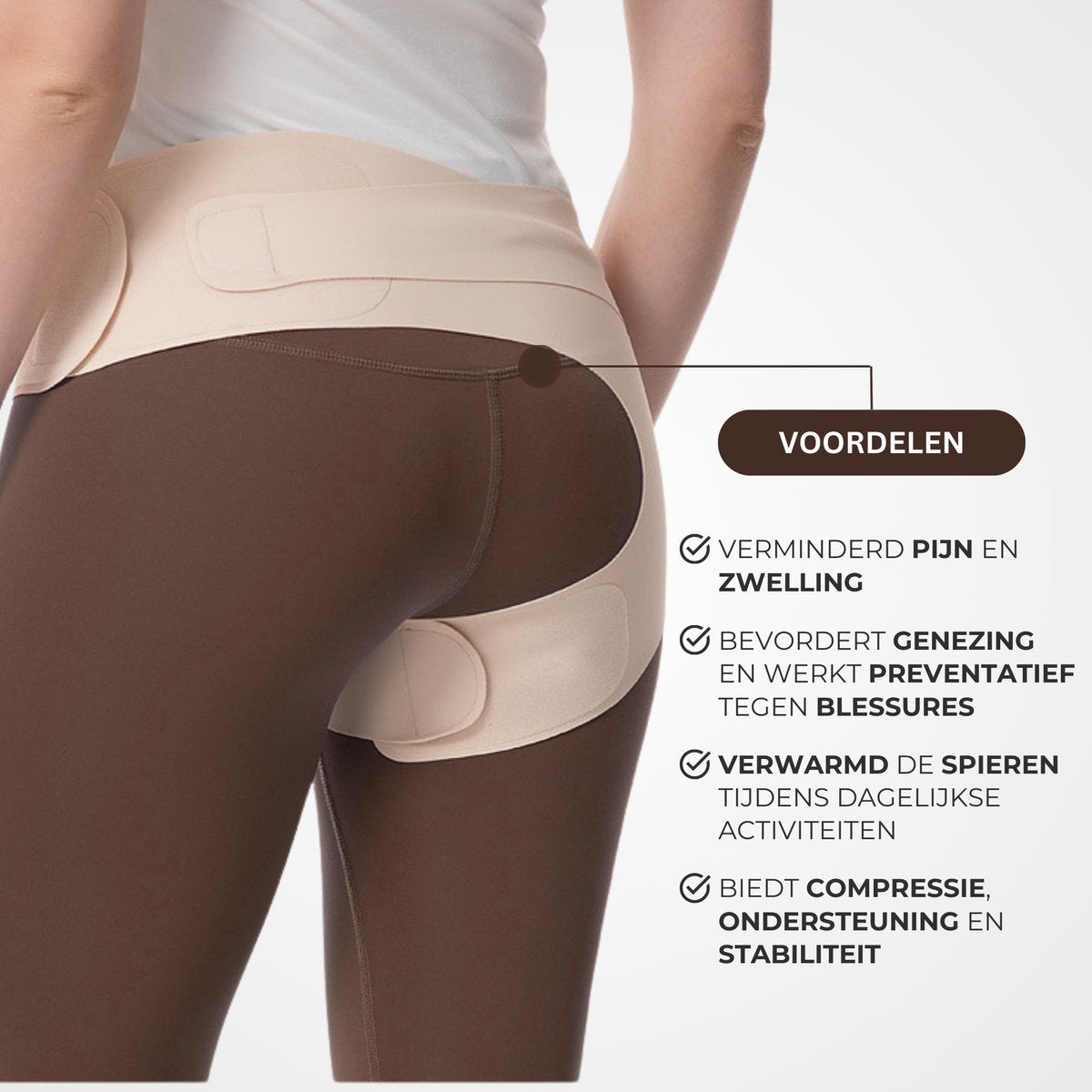 Dunne Heupbrace voor Links en Rechts