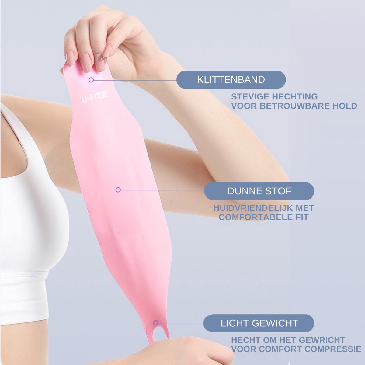Wrist Wraps 1 Paar Roze