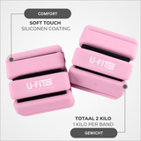 Enkel-Polsgewichten 1KG x 2 Stuks