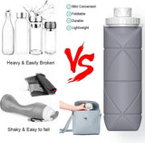 Opvouwbare Waterfles 0.6 Liter