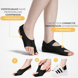 Hallux Valgus Bunion Grote Teen Spalk 2 Stuks Zwart