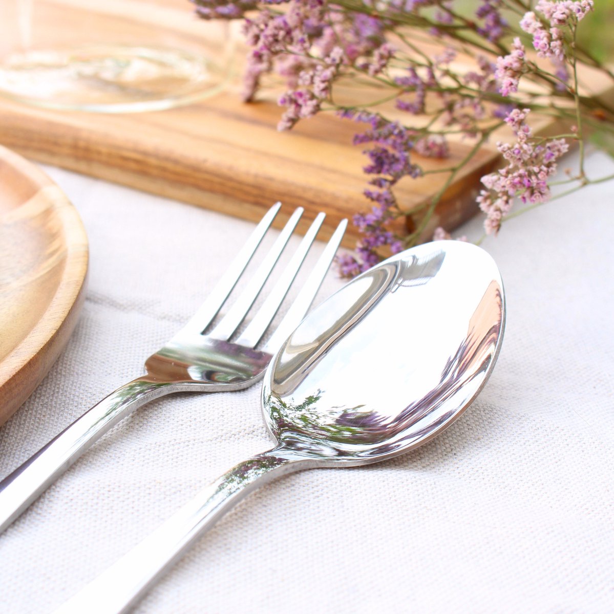 Tafellepels 20.3cm 8 Stuks Zilver