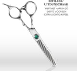 Professionele 6" Kappersschaar Set Zilver