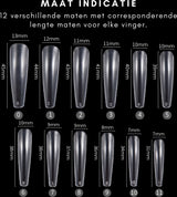 Transparante Nagel Tips 600 stuks