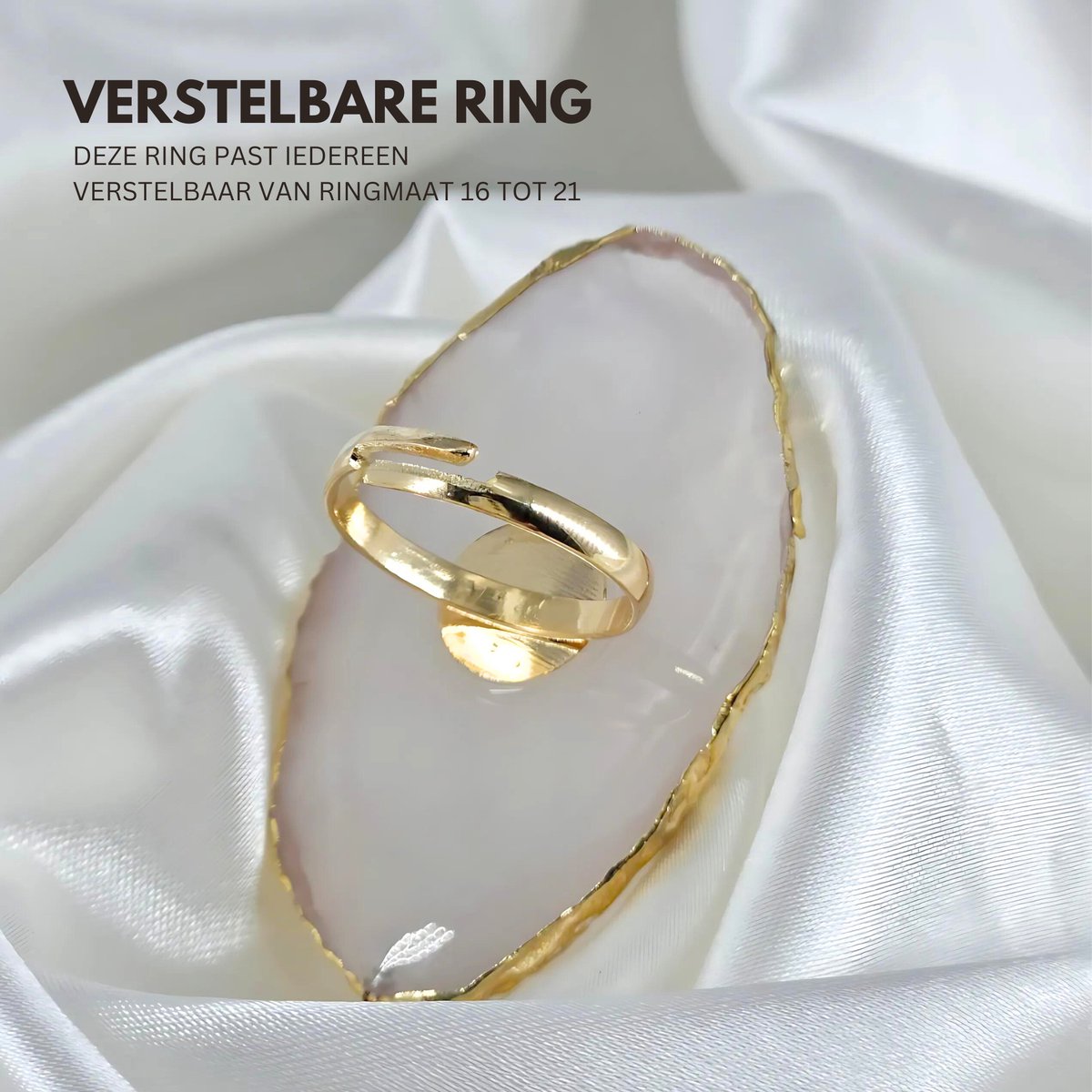 Mixing Palette en Ring Set Wit