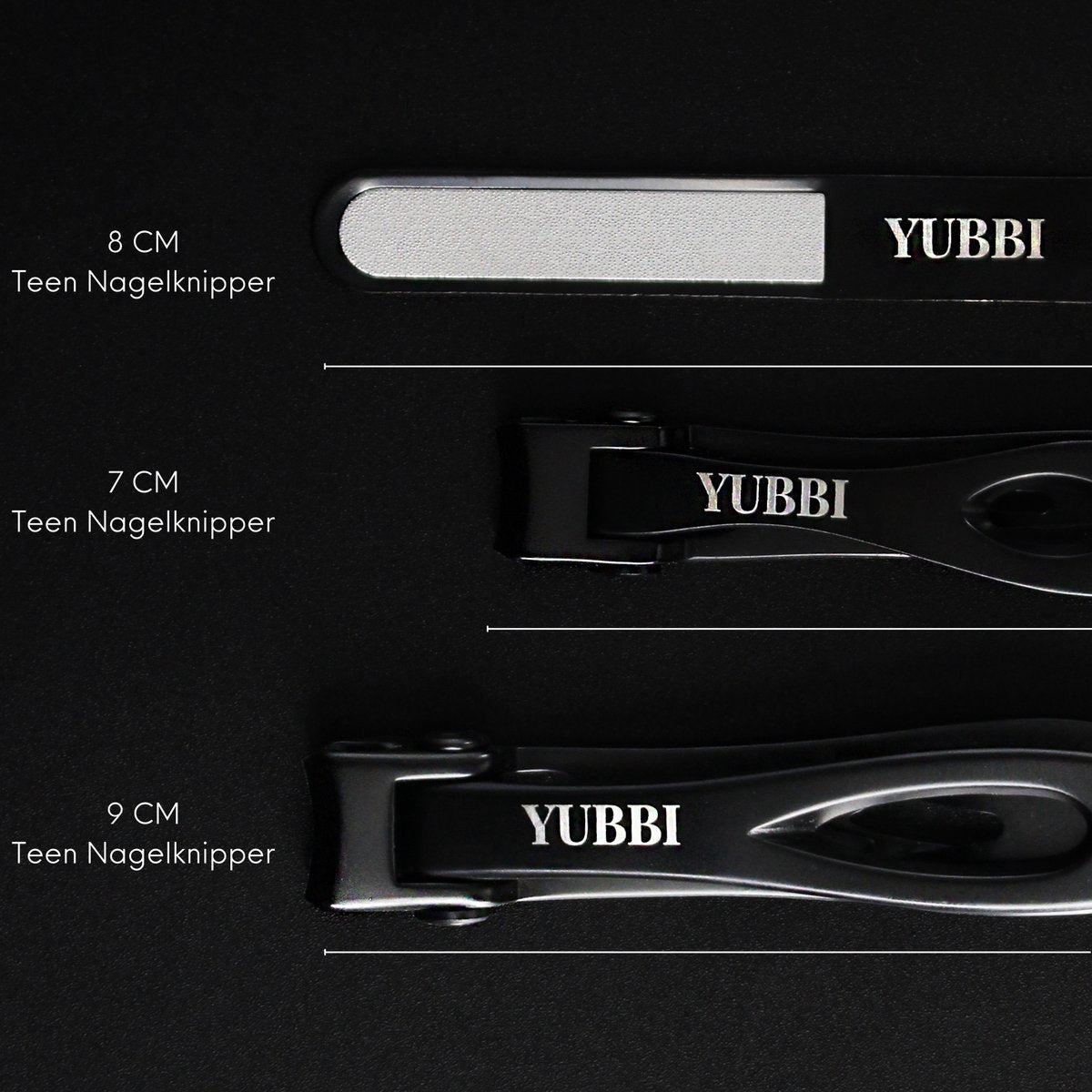 Nagelknipper Set Zwart