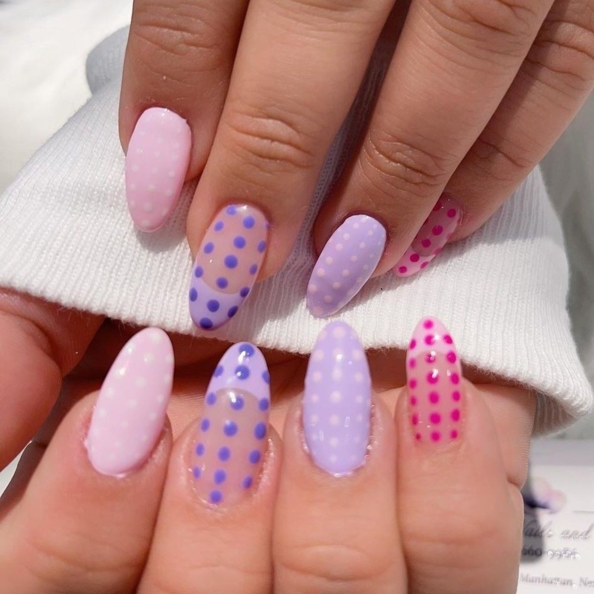 5 delige Nail Art Dotting Tool Set Rainbow