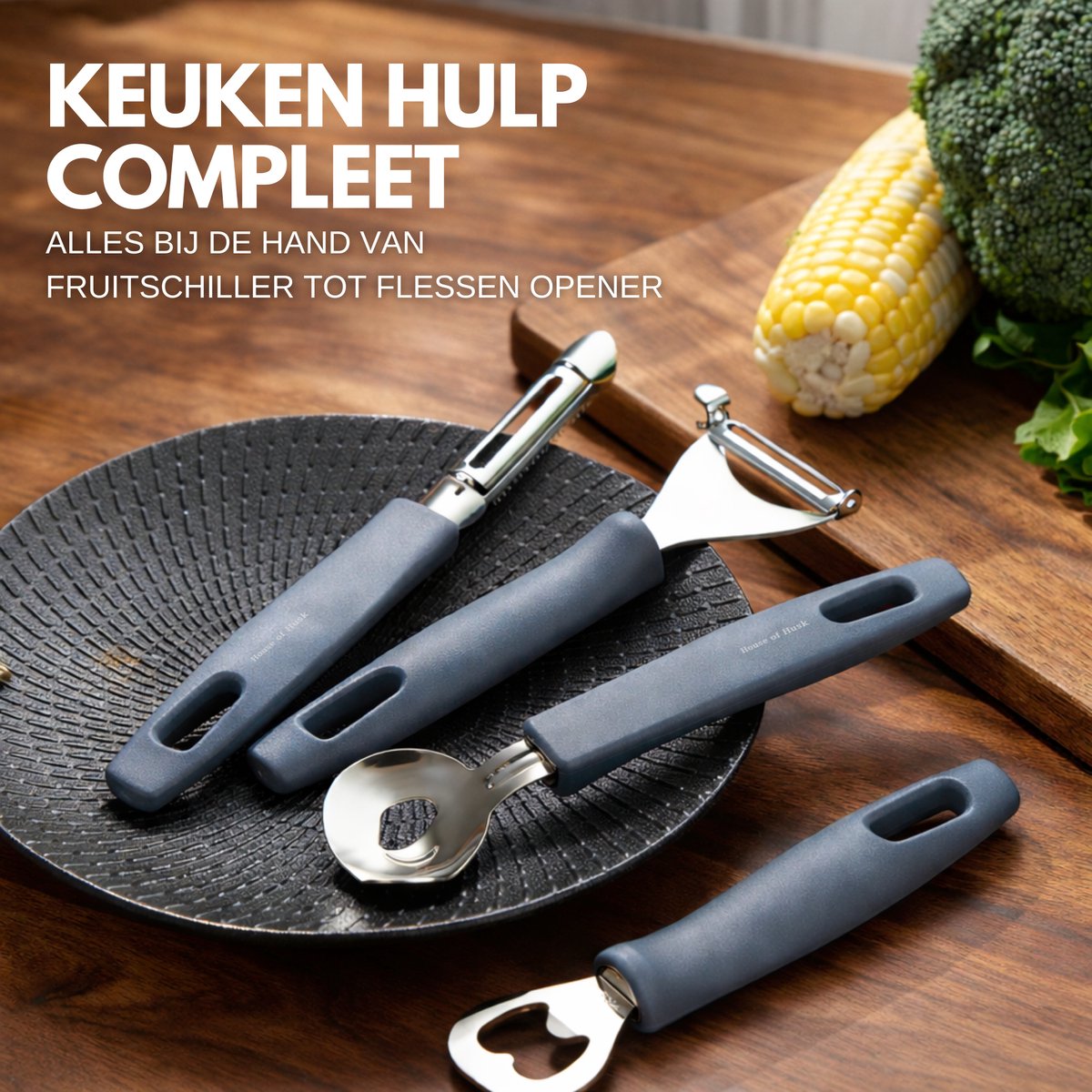 2 Dunschiller & Bieropener & Noodlemes Set
