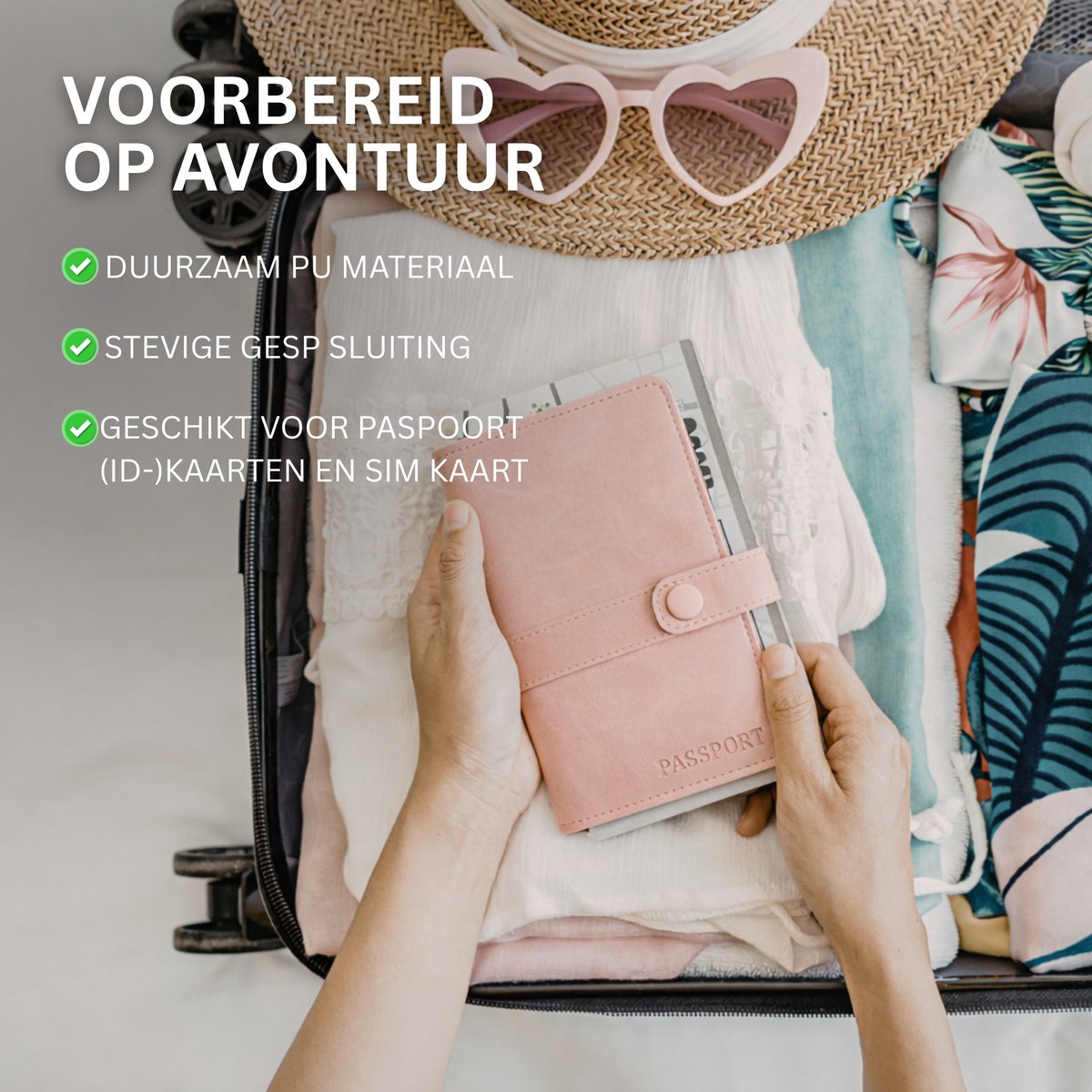 Paspoort Hoesje Roze