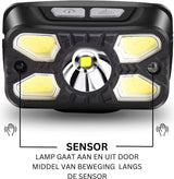 Hoofdlamp LED Oplaadbaar 150 Lumen