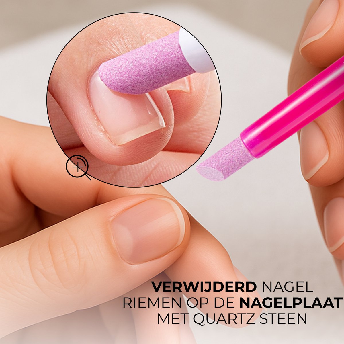 Nagelriem Verwijderaar 10 Stuks Roze