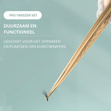 Wimperextension Pincet Set Goud