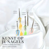 22 delige Nail Art Penselen Set