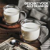 Dubbelwandige Glazen met Oor 250ml