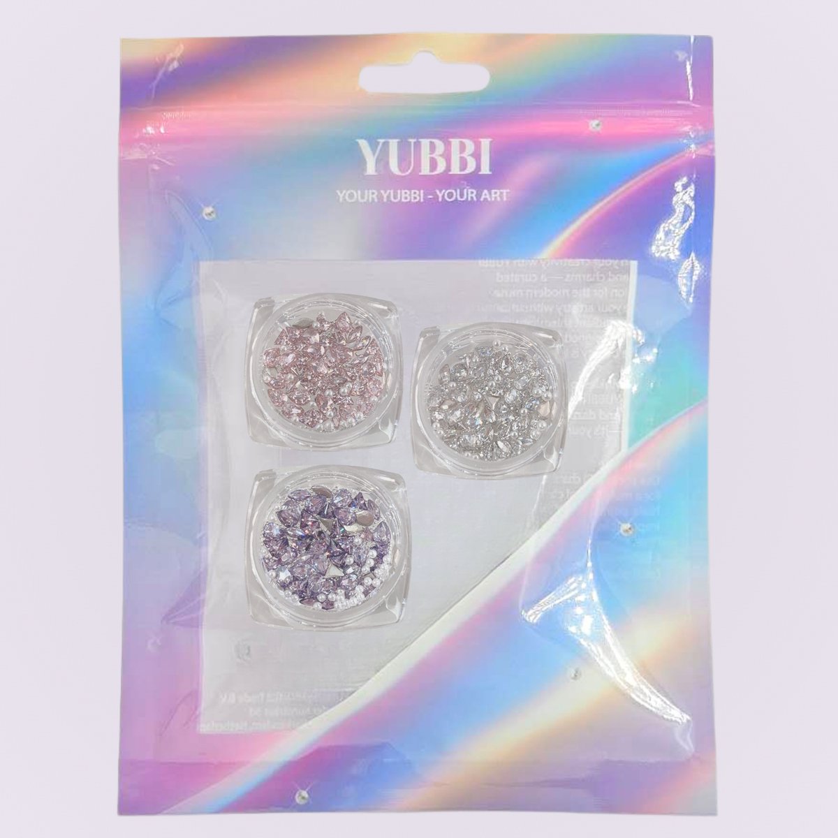 3D Nagel Glitter 3 Kleruen Set