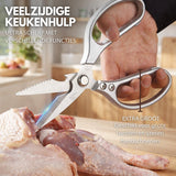 Professionele Keukenschaar Zilver