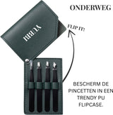 Epileer Pincet Zwart Set