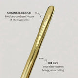 Dun Longdrinklepels 22cm Goud 6 Stuks