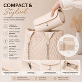Make Up Tas met Borstelhouder Wit